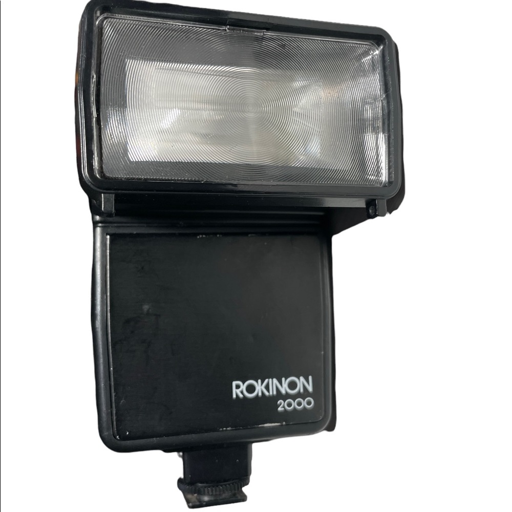 🔥 Vintage ROKINON 2000 Flash Mount Untested / For Parts / As Is 🔥